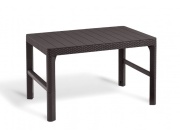 Keter Zahradní stůl Keter Lyon - 116 x 71 x 40 – 65 cm - hnědý