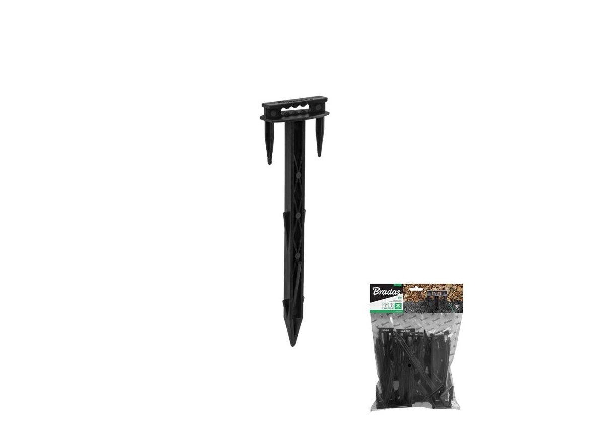 Bradas Plastové kolíky trojzubé - 17cm/100ks