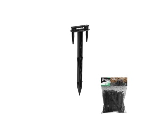 Okrasná zahrada –  Bradas Plastové kolíky trojzubé - 17cm/100ks