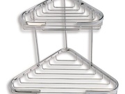 Novaservis Polička dvojitá rohová Drátěný program, chrom, , 6072,0