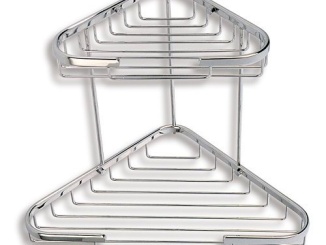 Polcok – Novaservis Polička dvojitá rohová Drátěný program, chrom, , 6072,0