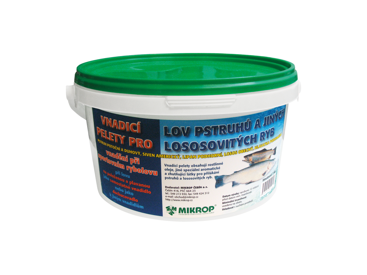 Scobax Vnadící pelety pro lov pstruhů, 1 kg