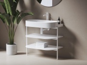 Ravak Konstrukce pod umyvadlo CS Yard 40, Alabaster Pink