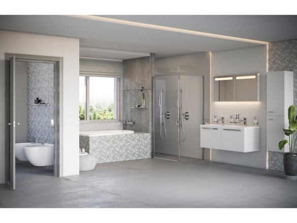 Ravak CPS 80, satin+transparent