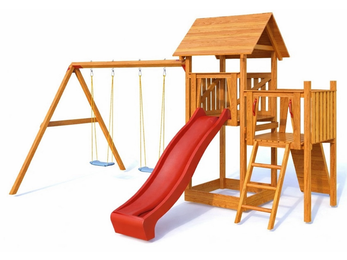 Gyermekeknek játszótér a kertben Česká Manufaktura Matýsek