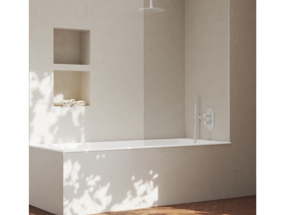 Ravak ES 068.60GLB.O3.RB07F Podomítková baterie 3-cestná bez tělesa, Gold Brushed