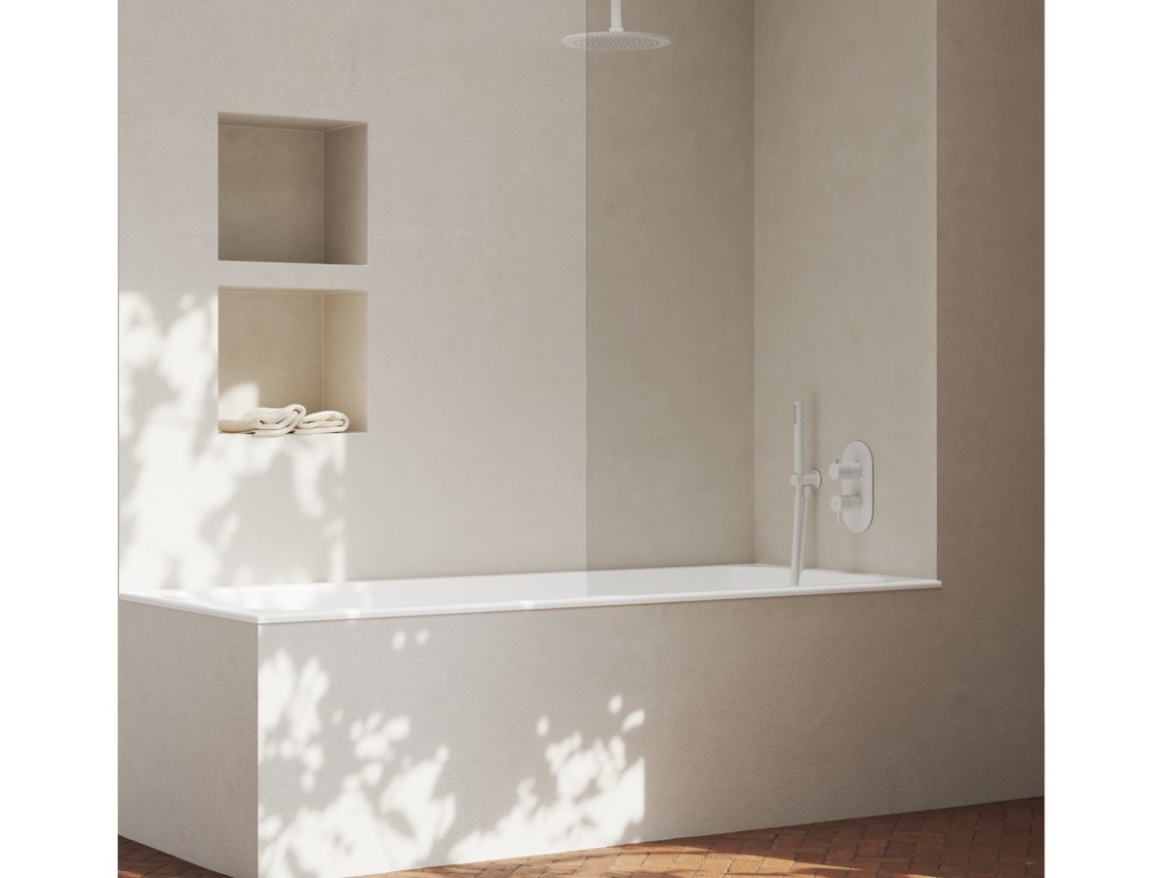 Ravak ES 068.60RGB.O3.RB07F Podomítková baterie 3-cestná bez tělesa, růžové zlato kartáčované