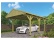 Tuindeco Carport with gable roof | impregnated green