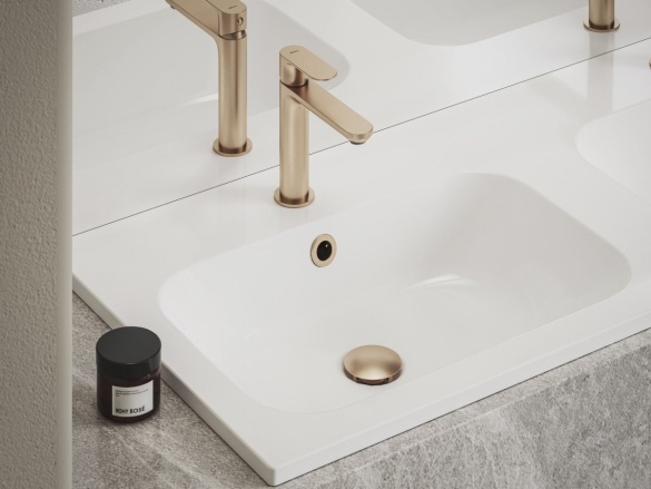 Ravak Krytka prepadu pre umývadlo, čierna matná