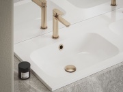 Ravak Krytka přepadu pro umyvadlo, grafit kartáčovaný