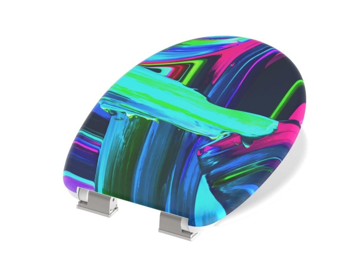 WC sedátka, záchodová prkna Schütte NEON PAINT | Duroplast, Soft Close