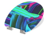 WC sedátka, záchodová prkna Schütte NEON PAINT | Duroplast, Soft Close
