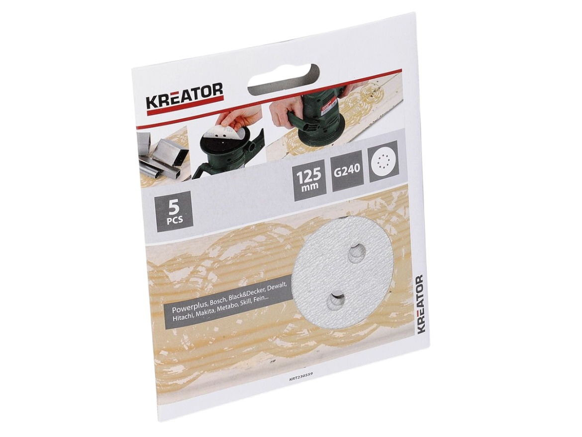 Kruhový Kreator brusný papír na barvu KRT 125mm