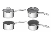 G21 Sada nádobí  Gourmet Miracle s cedníkem, 9 dílů, nerez/greblon