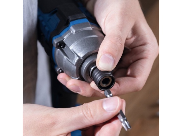 20 V IXES aku rázový uťahovač (bez batérie a nabíjačky) Scheppach C-ID180-X