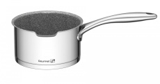 G21 Sada nádobí  Gourmet Miracle s cedníkem, 9 dílů, nerez/greblon