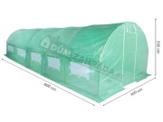 VespaGarden Zahradní fóliovník 3x8m  - zelený