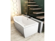 Ravak WF 025.00CR Vaňová 5-otvorová batéria na okraj vane so sprchovým setom, napúšťanie vodopád, chróm