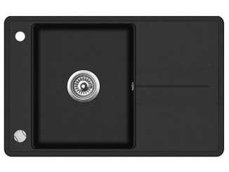 S odkvapom –  Helika black metallic čierna