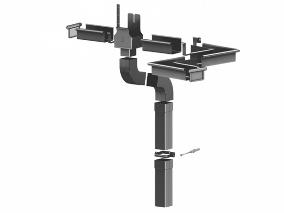 Okapový žlab Tegola Square