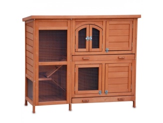 Chov zvířat – Scobax Dřevěná králíkárna TEPLICE, 1220x480x1035 mm
