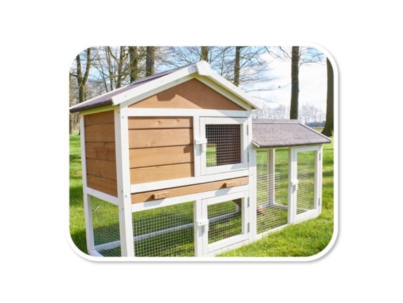 Dřevěná králíkárna Scobax Wiggles