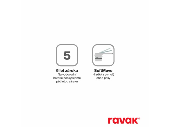 Ravak TD 061.00CR.O2 Podomietková batéria 2-cestná, chróm
