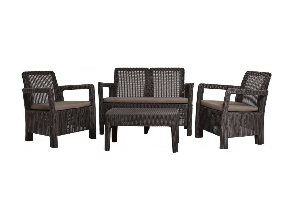 Keter Zahradní set  TARIFA Lounge set - hnědý