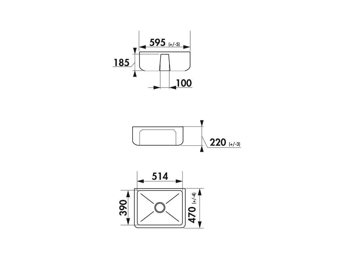 Kuchyňské dřezy Luisina Chambord Henri 595