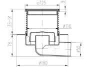 Vpusť Chuděj PVB 50 L2