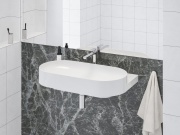 Ravak EL 014.21BLM Umývadlová batéria BeCool 220 mm bez odtokovej armatúry, Black Matt