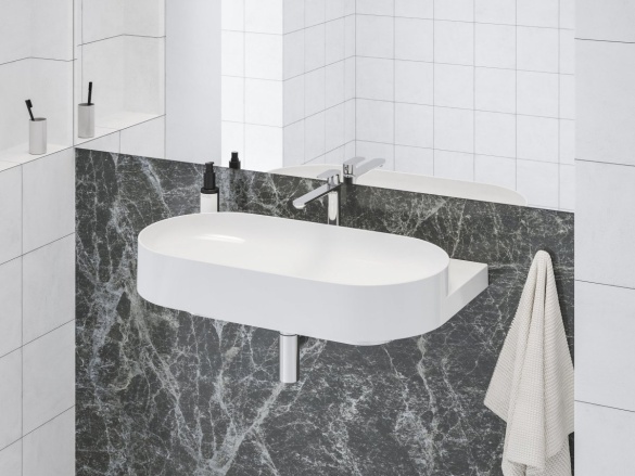 Ravak EL 014.21BLM Umyvadlová stojánková baterie BeCool 220 mm bez výpusti, Black Matt