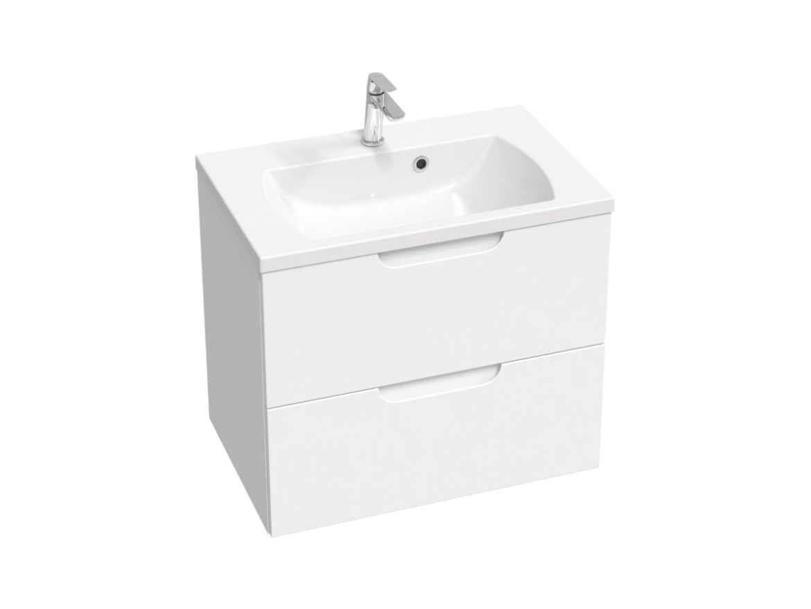 Ravak Umyvadlo Classic II 80, s otvorem pro baterii, s přepadem