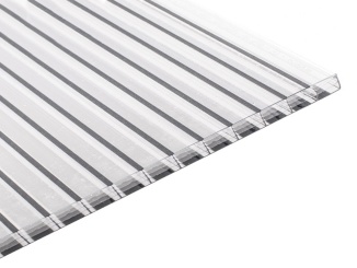 Polikarbonát –  Guttagliss Zebra 16 mm polykarbonátová deska bílá 2000 mm 980 mm