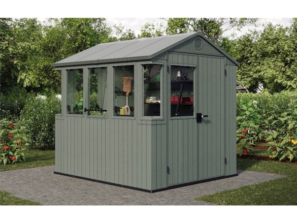 Keter Zahradní domek Keter Darwin Potting Shed 2v1 - zelený