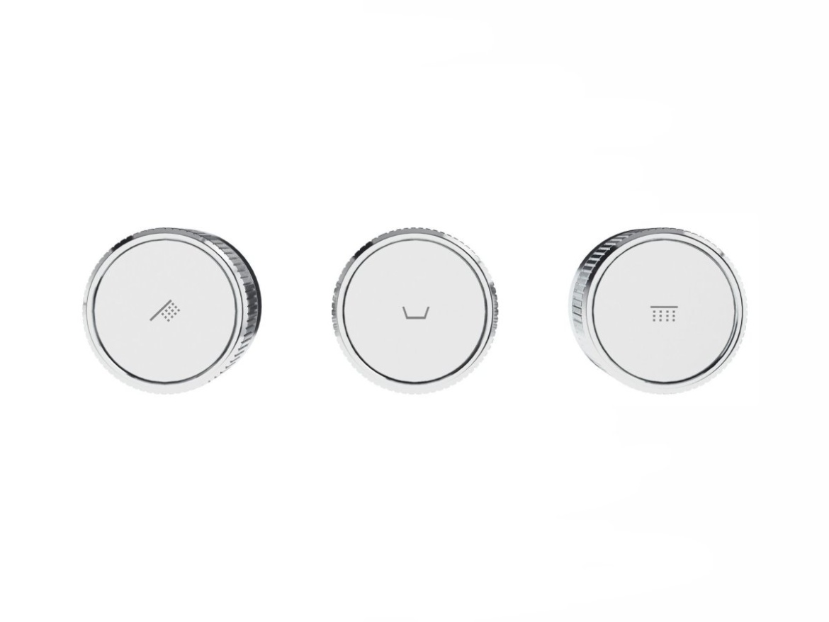 Ravak FL 063.00CR.O2.RB072 Termostatická podomítková baterie 2-cestná bez tělesa, chrom