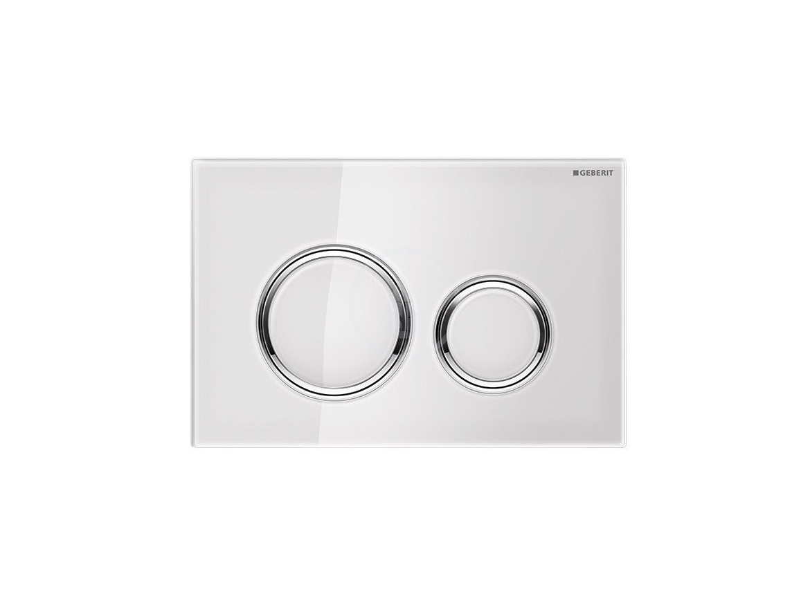 Geberit Deska ovládací GEBERIT SIGMA 21 bílá/chrom lesk, 115.884.SI.1
