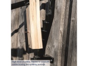 Scheppach Nástěnný nůž na třísky