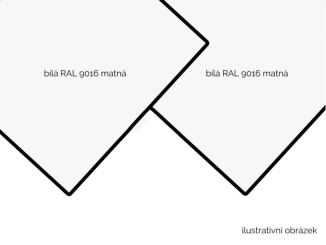 Kompozit –  Kompozitní panel ACP Bond bílá mat / bílá mat, 3050 x 1500 mm, 0,12 mm
