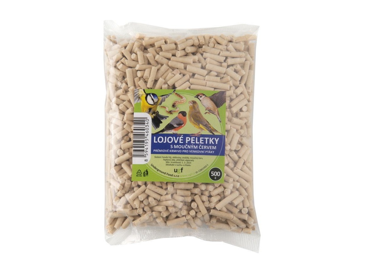 Scobax Lojové peletky s moučným červem, 500 g