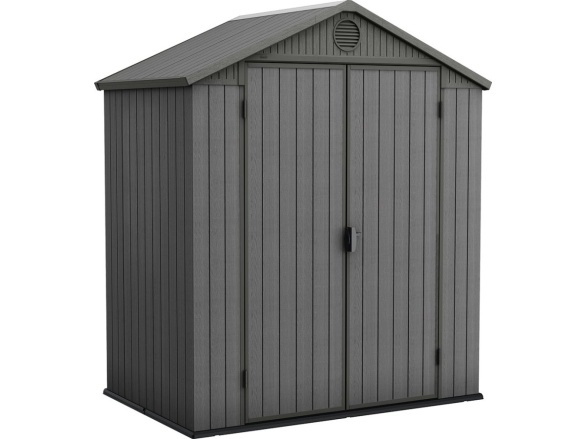 Plastový zahradní domek Keter Darwin 6 x 4 šedý, s podlahou