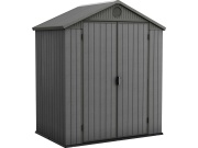 Plastový záhradný domček Keter Darwin 6 x 4 šedý, s podlahou