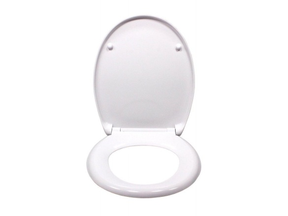 WC sedátka, záchodová prkna Schütte EASY CLIP bílé | Duroplast, Soft Close