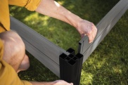 Vyvýšený záhon Keter Vyvýšený záhon  Vista Modular Garden Bed šedý