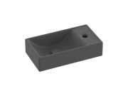 Ravak Umývadlo Veda Wall 40 P, s otvorom pre batériu, bez prepadu, biela