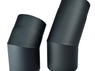 150 mm – Kovokraus Koleno kouřové 150mm / 45° silnostěnné 1,5mm