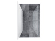 Ravak Walk-In Free Set 140, biela matná+transparent