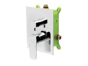 Novaservis Sprchová baterie Nobless Tina, chrom, podomítková, bez příslušenství,  BOX38051R,0