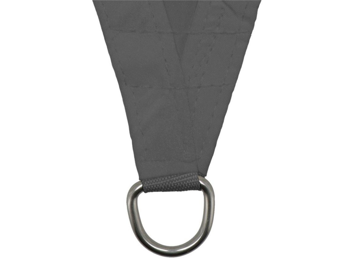 Stínící plachta COMO trojúhelníková antracitová 5x5x5m