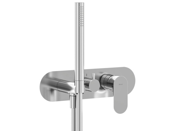 Ravak EL 065.20BLM.O2.RB07D.+S Podomietková batéria 2-cestná pre R-box, so sprchovým setom, Black Matt